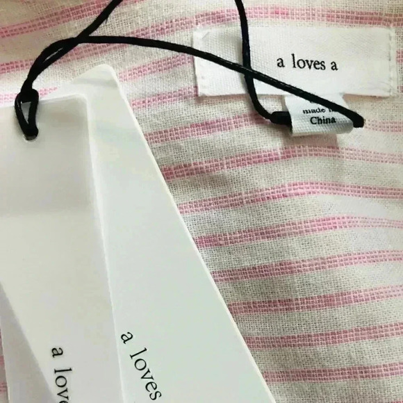 A Loves A Candy Striped Flutter Jumpsuit - Picture 7 of 8